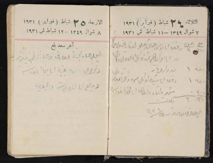 مذكرات عبدالرحمن الحاج إبراهيم، طولكرم، 1931