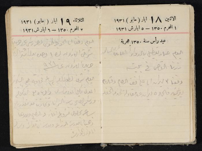 مذكرات عبدالرحمن الحاج إبراهيم، طولكرم، 1931