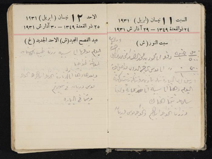 مذكرات عبدالرحمن الحاج إبراهيم، طولكرم، 1931