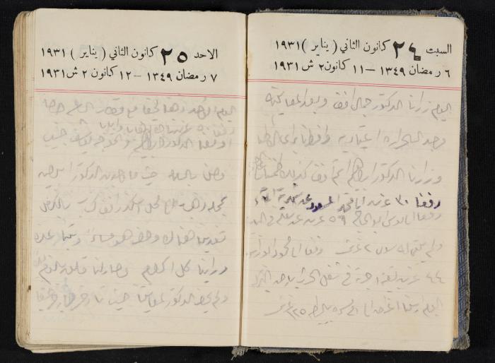 مذكرات عبدالرحمن الحاج إبراهيم، طولكرم، 1931