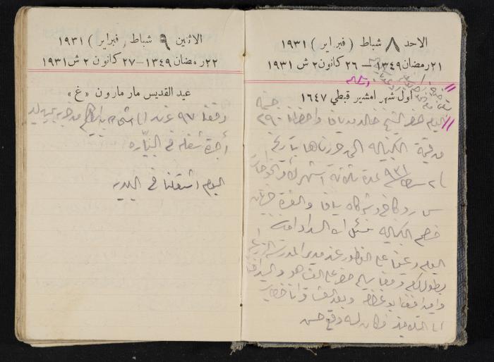 مذكرات عبدالرحمن الحاج إبراهيم، طولكرم، 1931