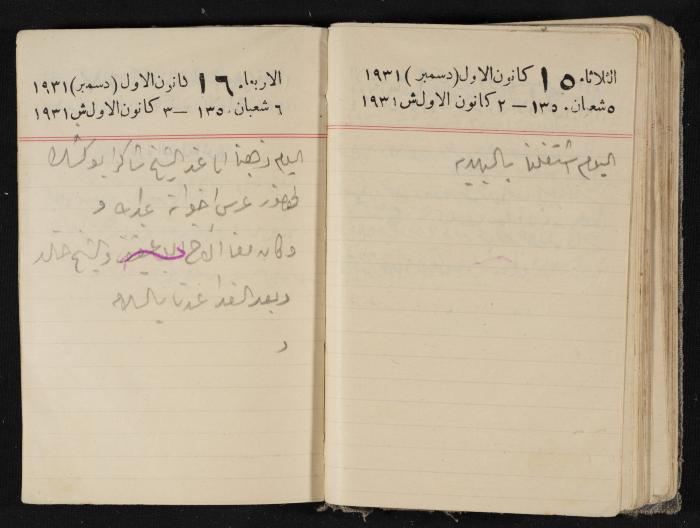 مذكرات عبدالرحمن الحاج إبراهيم، طولكرم، 1931