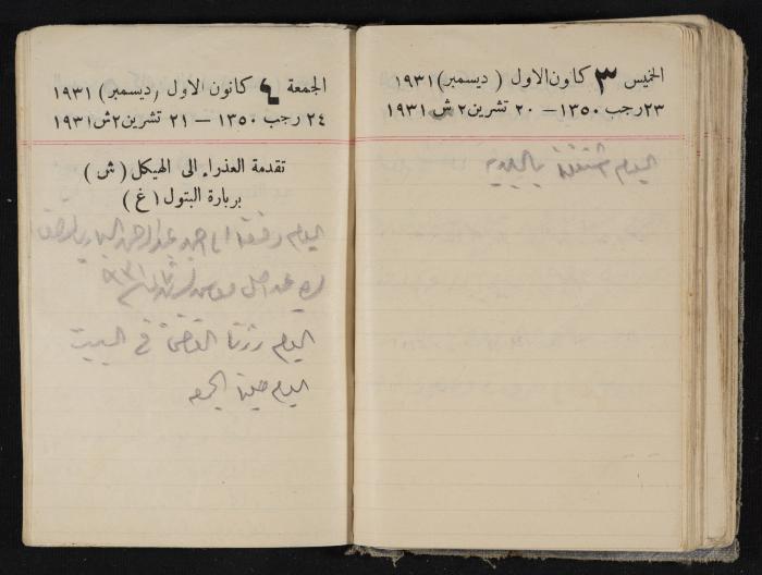 مذكرات عبدالرحمن الحاج إبراهيم، طولكرم، 1931