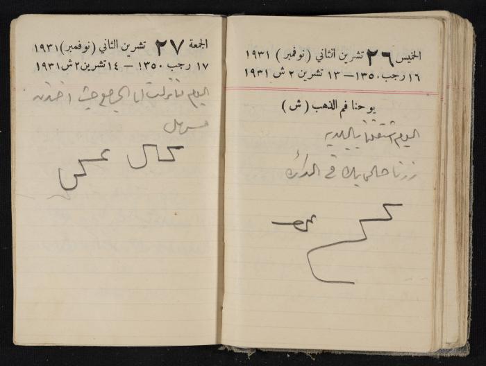 مذكرات عبدالرحمن الحاج إبراهيم، طولكرم، 1931