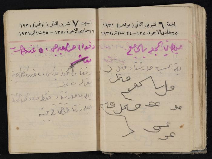 مذكرات عبدالرحمن الحاج إبراهيم، طولكرم، 1931