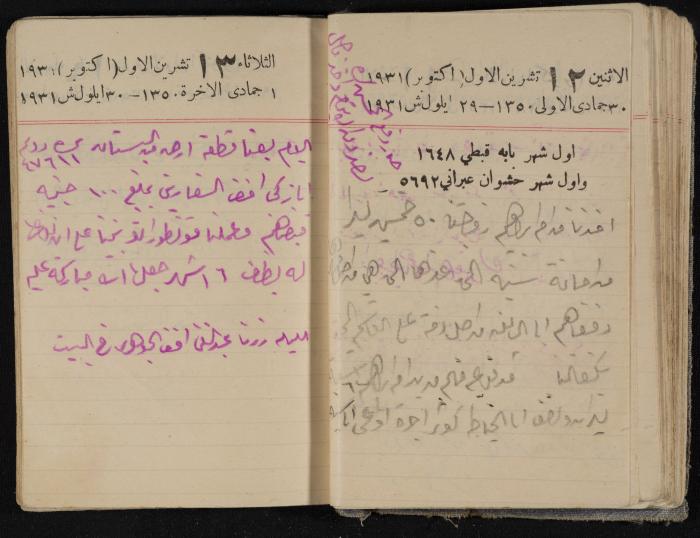 مذكرات عبدالرحمن الحاج إبراهيم، طولكرم، 1931