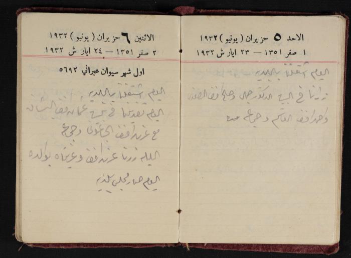 Abdel-Rahman al-Haj Ibrahim Diaries, Tulkarm, 1932