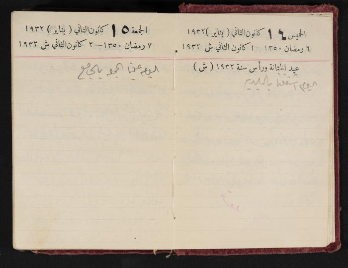 Abdel-Rahman al-Haj Ibrahim Diaries, Tulkarm, 1932