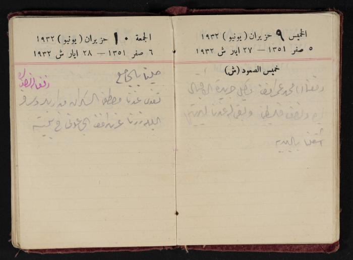 Abdel-Rahman al-Haj Ibrahim Diaries, Tulkarm, 1932