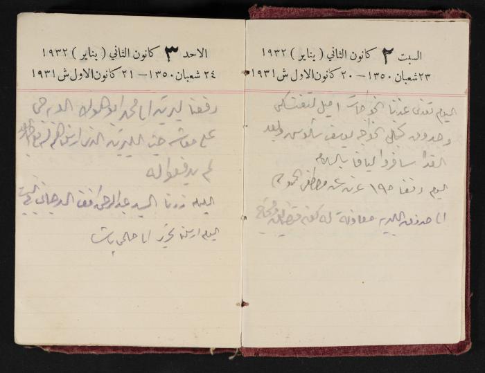 Abdel-Rahman al-Haj Ibrahim Diaries, Tulkarm, 1932