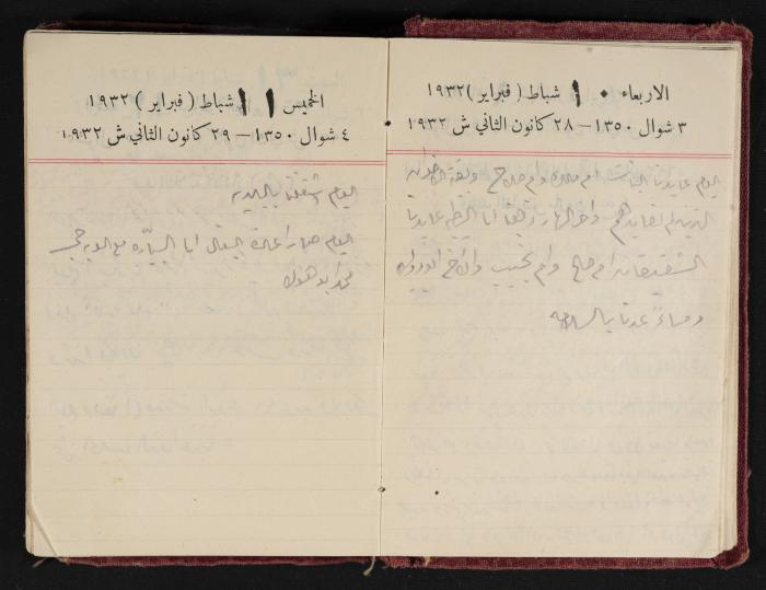 Abdel-Rahman al-Haj Ibrahim Diaries, Tulkarm, 1932