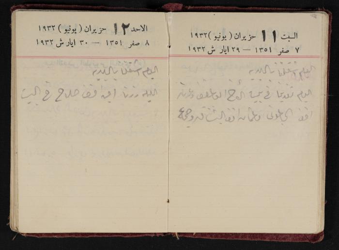 Abdel-Rahman al-Haj Ibrahim Diaries, Tulkarm, 1932