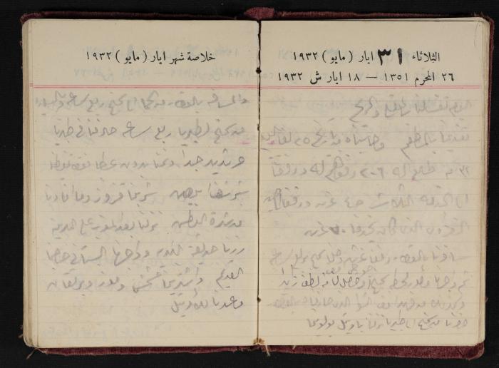 Abdel-Rahman al-Haj Ibrahim Diaries, Tulkarm, 1932