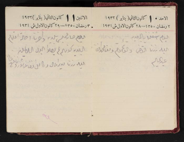 Abdel-Rahman al-Haj Ibrahim Diaries, Tulkarm, 1932