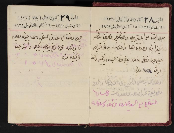 Abdel-Rahman al-Haj Ibrahim Diaries, Tulkarm, 1932