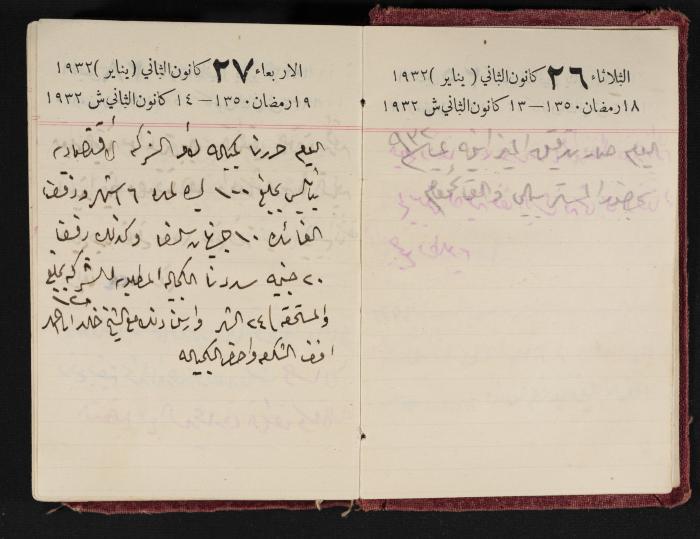 Abdel-Rahman al-Haj Ibrahim Diaries, Tulkarm, 1932