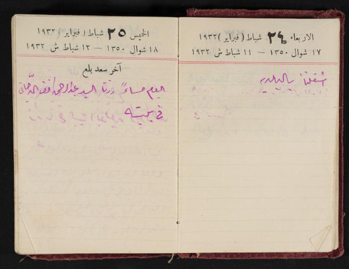 Abdel-Rahman al-Haj Ibrahim Diaries, Tulkarm, 1932