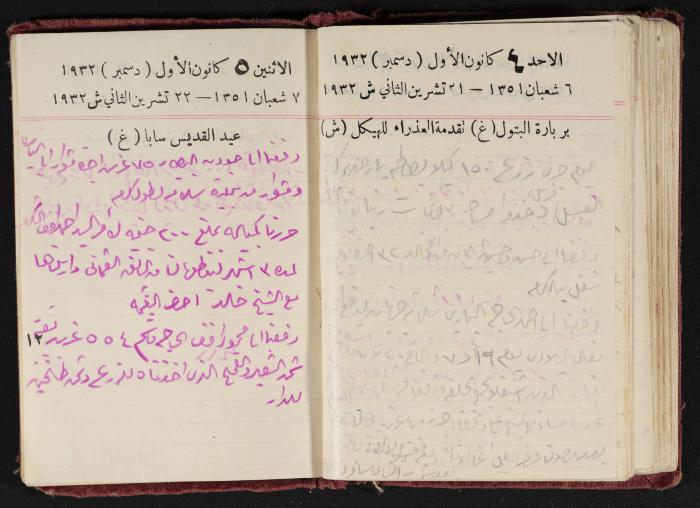 Abdel-Rahman al-Haj Ibrahim Diaries, Tulkarm, 1932