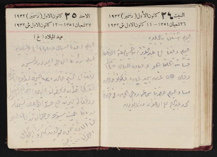 Abdel-Rahman al-Haj Ibrahim Diaries, Tulkarm, 1932