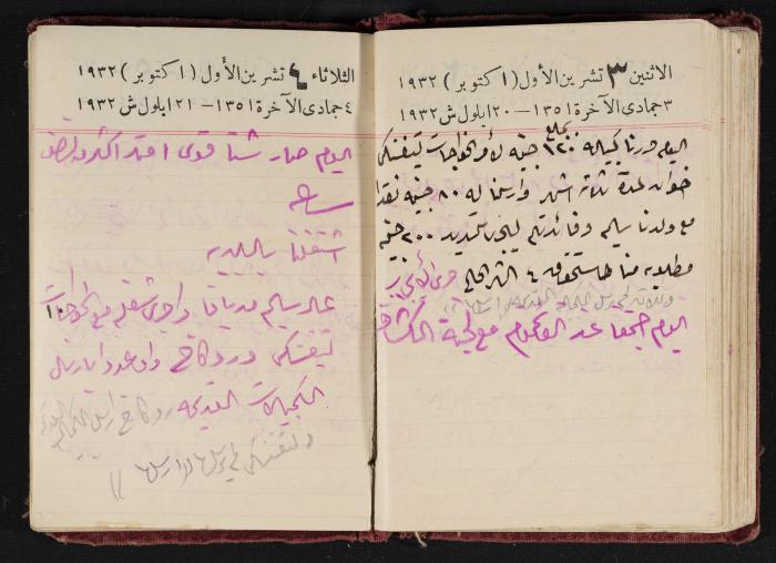 Abdel-Rahman al-Haj Ibrahim Diaries, Tulkarm, 1932