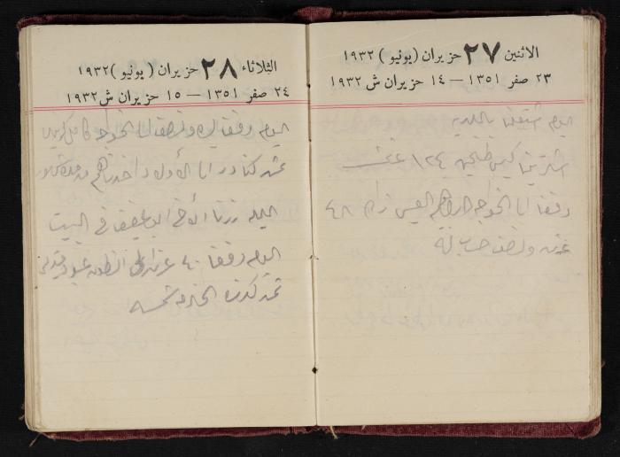 Abdel-Rahman al-Haj Ibrahim Diaries, Tulkarm, 1932