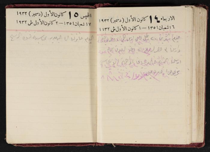 Abdel-Rahman al-Haj Ibrahim Diaries, Tulkarm, 1932
