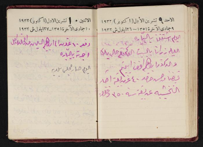 Abdel-Rahman al-Haj Ibrahim Diaries, Tulkarm, 1932