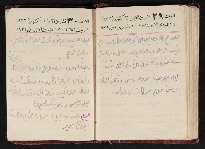 Abdel-Rahman al-Haj Ibrahim Diaries, Tulkarm, 1932