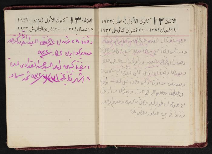 Abdel-Rahman al-Haj Ibrahim Diaries, Tulkarm, 1932