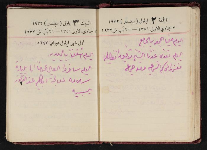 Abdel-Rahman al-Haj Ibrahim Diaries, Tulkarm, 1932