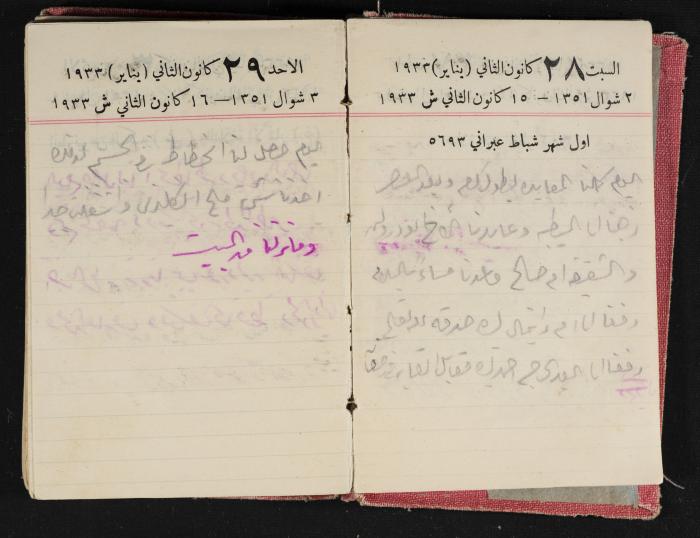 Abdel-Rahman al-Haj Ibrahim Diaries, Tulkarm, 1933