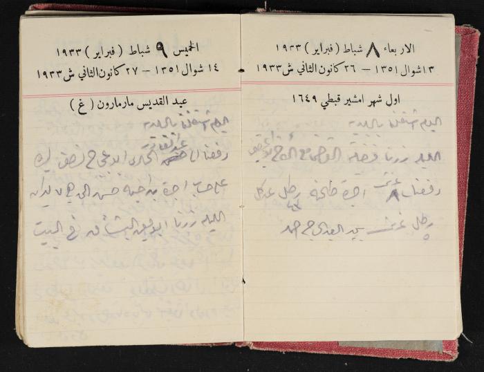 Abdel-Rahman al-Haj Ibrahim Diaries, Tulkarm, 1933