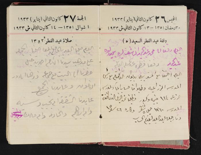 Abdel-Rahman al-Haj Ibrahim Diaries, Tulkarm, 1933