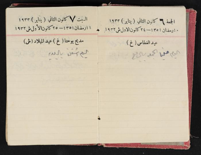Abdel-Rahman al-Haj Ibrahim Diaries, Tulkarm, 1933