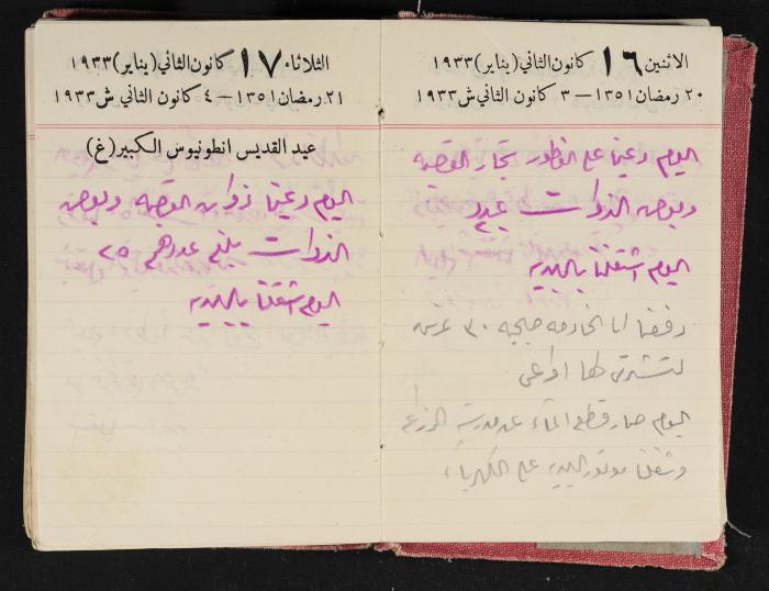 Abdel-Rahman al-Haj Ibrahim Diaries, Tulkarm, 1933