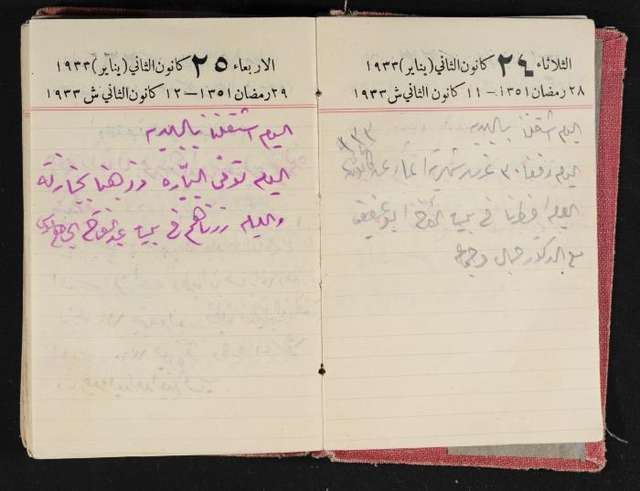 Abdel-Rahman al-Haj Ibrahim Diaries, Tulkarm, 1933