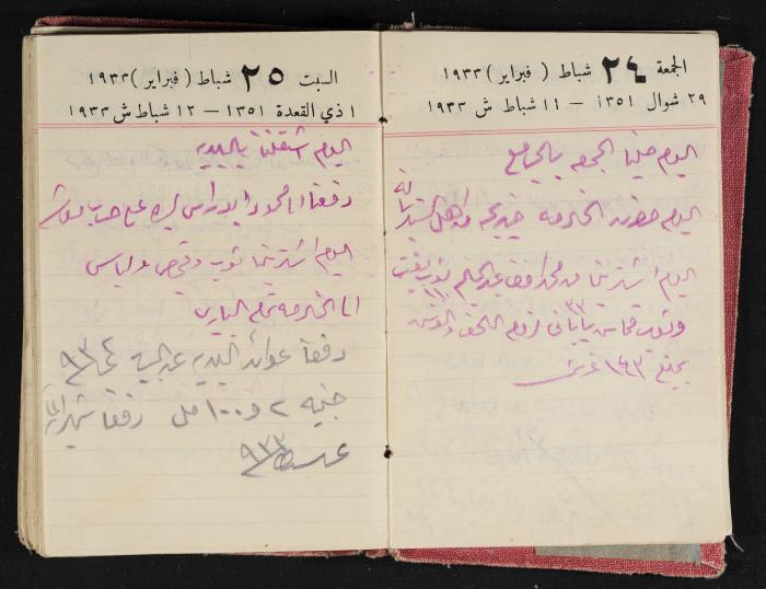 Abdel-Rahman al-Haj Ibrahim Diaries, Tulkarm, 1933
