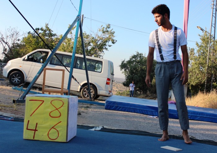 A Glimpse of the Palestinian Circus School's Show During the Birzeit Heritage Week