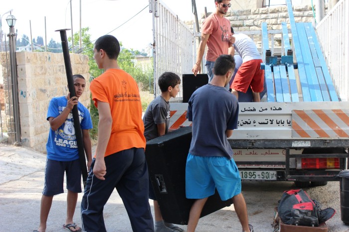 A Glimpse of the Palestinian Circus School's Show During the Birzeit Heritage Week