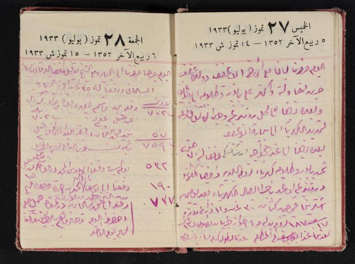 Abdel-Rahman al-Haj Ibrahim Diaries, Tulkarm, 1933