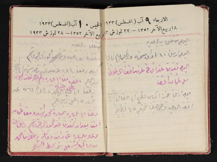 Abdel-Rahman al-Haj Ibrahim Diaries, Tulkarm, 1933