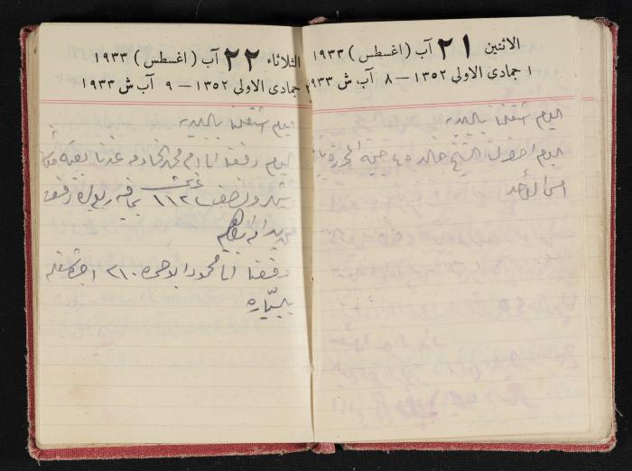 Abdel-Rahman al-Haj Ibrahim Diaries, Tulkarm, 1933