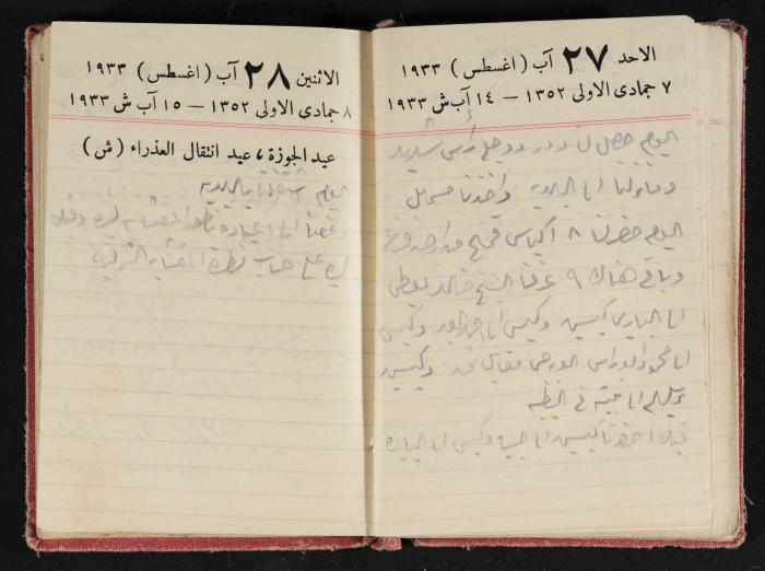 Abdel-Rahman al-Haj Ibrahim Diaries, Tulkarm, 1933
