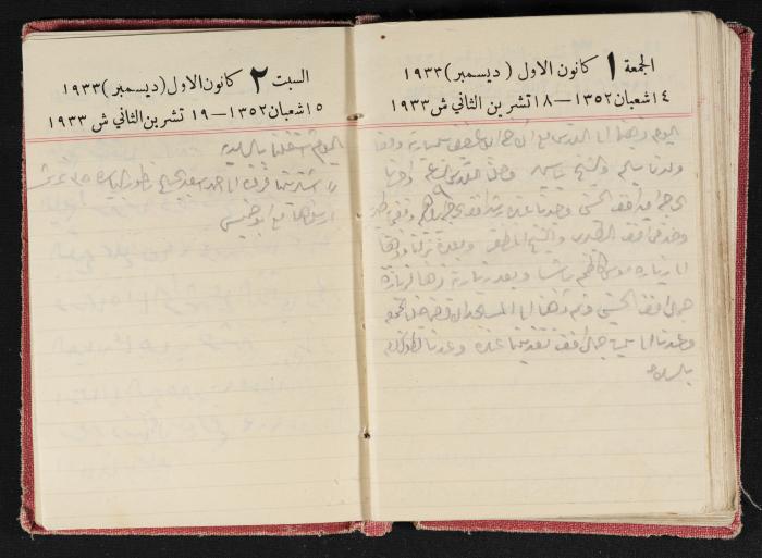 Abdel-Rahman al-Haj Ibrahim Diaries, Tulkarm, 1933