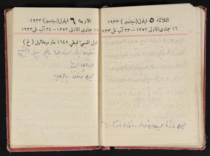 Abdel-Rahman al-Haj Ibrahim Diaries, Tulkarm, 1933