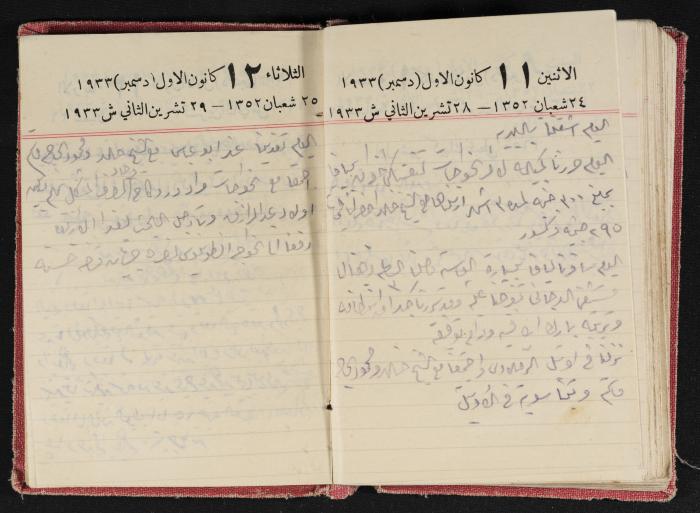 Abdel-Rahman al-Haj Ibrahim Diaries, Tulkarm, 1933