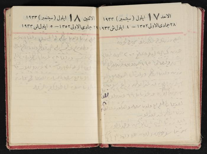 Abdel-Rahman al-Haj Ibrahim Diaries, Tulkarm, 1933