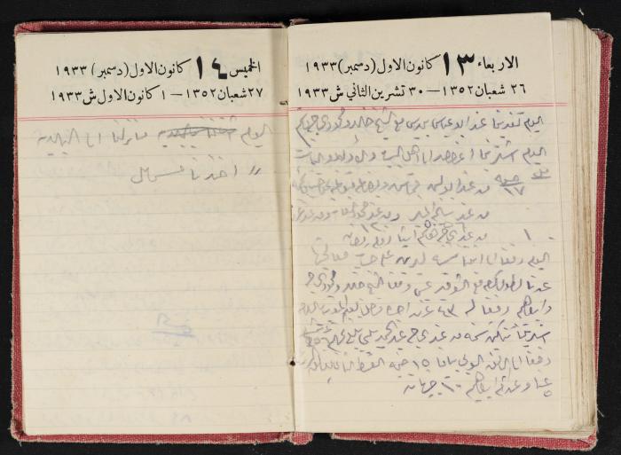Abdel-Rahman al-Haj Ibrahim Diaries, Tulkarm, 1933