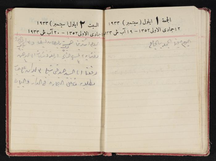 Abdel-Rahman al-Haj Ibrahim Diaries, Tulkarm, 1933