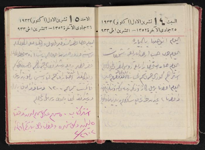 Abdel-Rahman al-Haj Ibrahim Diaries, Tulkarm, 1933
